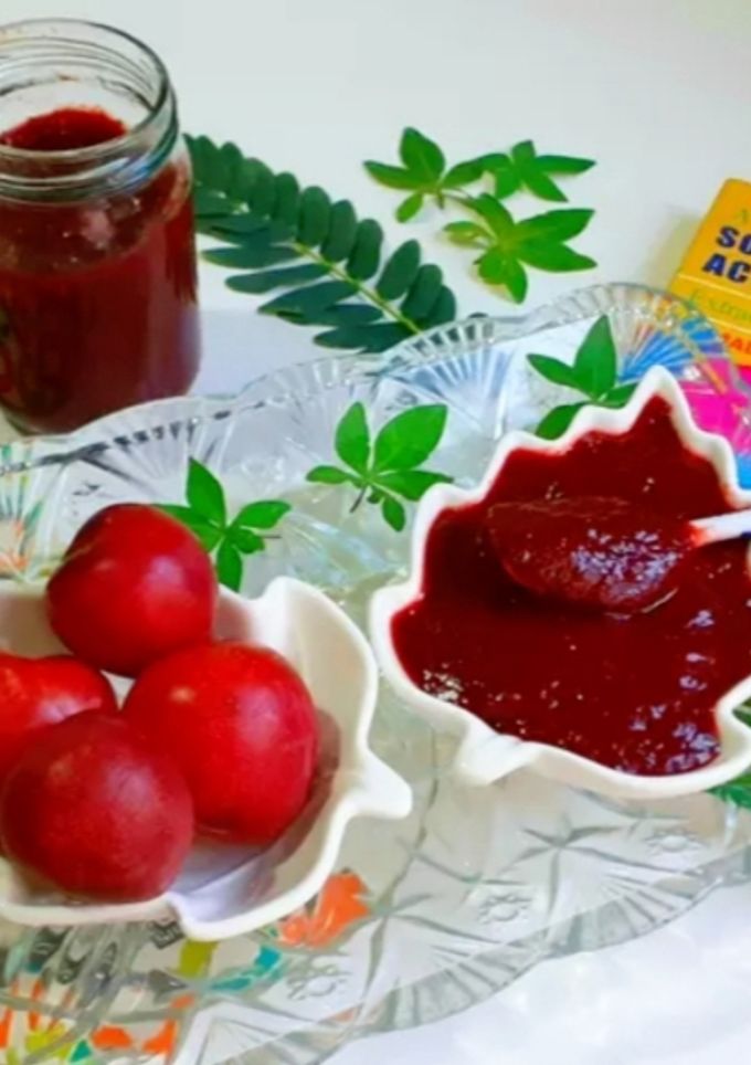 عکسی از دستور رب آلو قرمز
