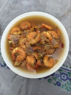 صورة لوصفة شوربة جمبرى 🐛