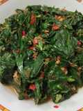 131) Tumis Pedas Daun Singkong