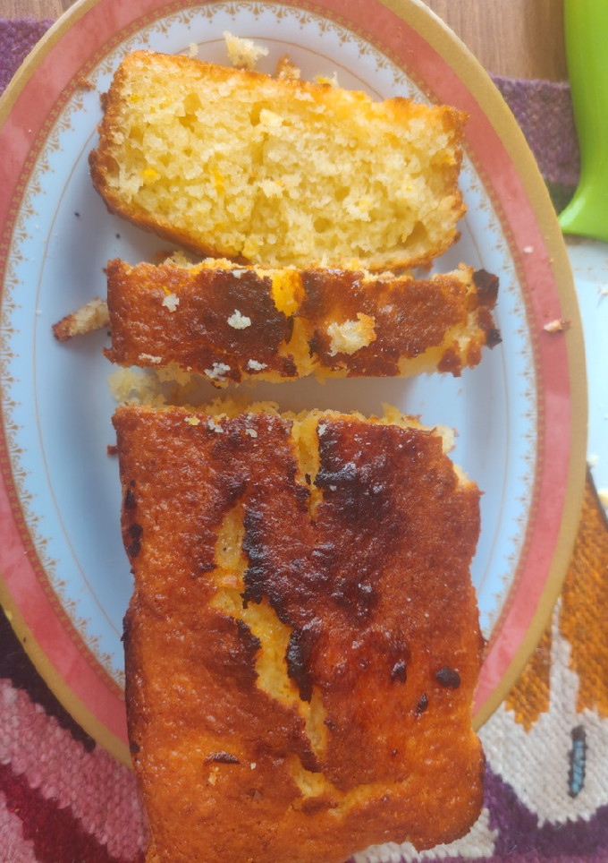 Una foto de Budín de naranja fácil