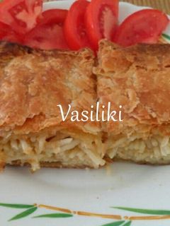 Φωτογραφία της συνταγής Μακαρονόπιτα με φύλλο