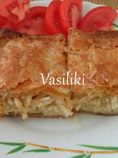 Φωτογραφία της συνταγής Μακαρονόπιτα με φύλλο