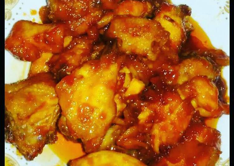 Resep Ayam Asam Manis oleh Alang 黄 - Cookpad