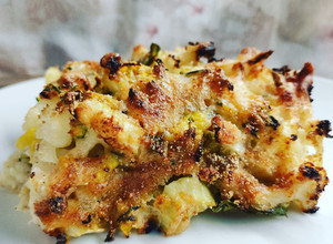Foto di Cavolfiore e zucca al gratin (con prima cottura al vapore)
