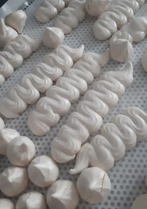 Une photo de Meringues française