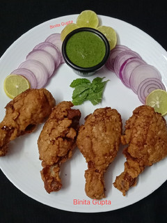 चिकन फ्राई (chicken fry recipe in Hindi) रेसिपी मुख्य फोटो