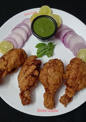 चिकन फ्राई (chicken fry recipe in Hindi) रेसिपी मुख्य फोटो