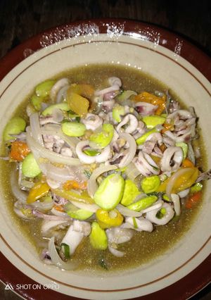 Foto resep Cumi segar pete pedas saus tiram