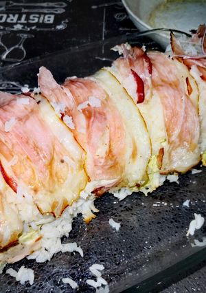 Csirkemelles rakott kínai kel őzgerinc formában recept fotója