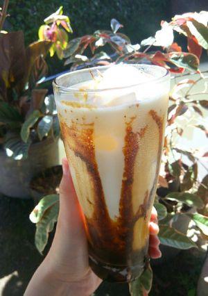 Foto resep Es susu kopi caramel