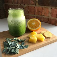 Kale green smoothie (Non-Dairy) A picture of Kale green smoothie (Non-Dairy).