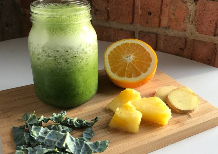 Recipe of Ultimate Kale green smoothie (Non-Dairy)
