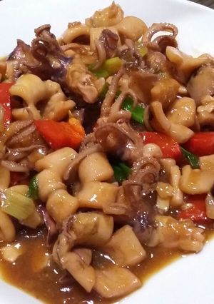 Foto resep Cumi saus tiram ala bunda jkb