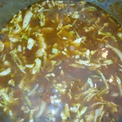 A picture of Cabbage soup.
