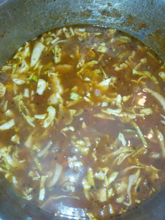 A picture of Cabbage soup.