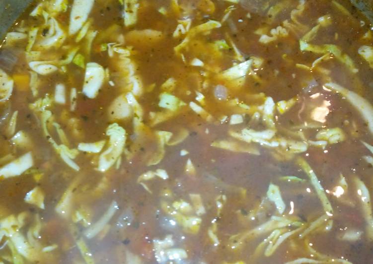 Simple Way to Prepare Quick Cabbage soup