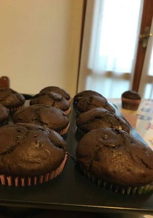 Foto di Muffin al cioccolato e cannella