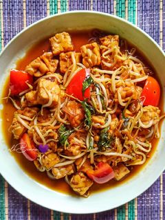 Foto resep Oseng Tempe Tauge Asam Manis
