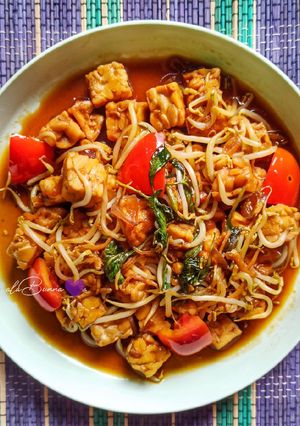 Foto resep Oseng Tempe Tauge Asam Manis