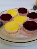 Mini cheesecake ai mirtilli e al limone