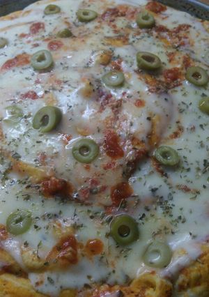 Una foto de Pizza enrollada 🍕🍕🍥