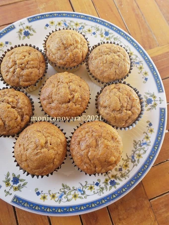 Cara Gampang Membuat Resep  Banana Muffin (tanpa mixer) yang Enak, Sempurna
