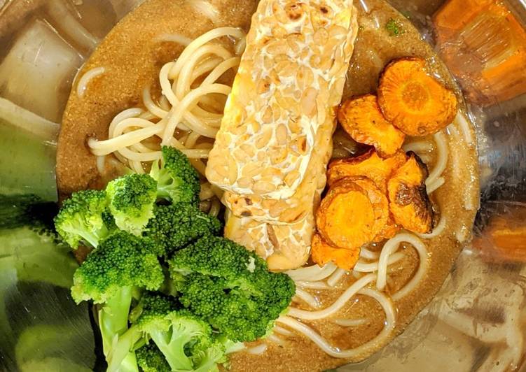 Resep Vegan Ramen - Minim garam, rich taste dari asam amino glutamat n, Enak