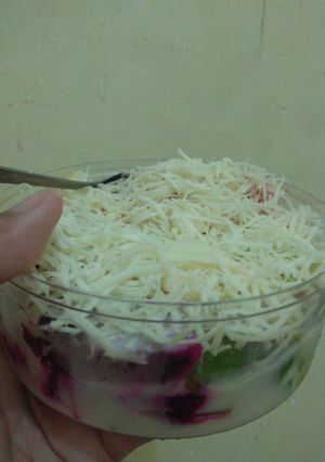 Foto resep Salad buah sederhana minimalis murah meriah
