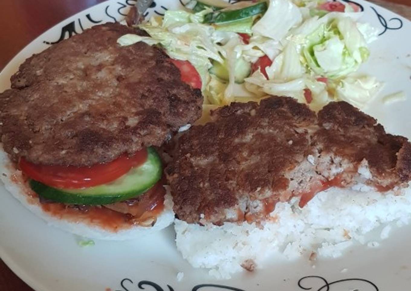 Rice burgers#my kidsfavouritedish