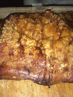 Una foto de Panceta de cerdo asada