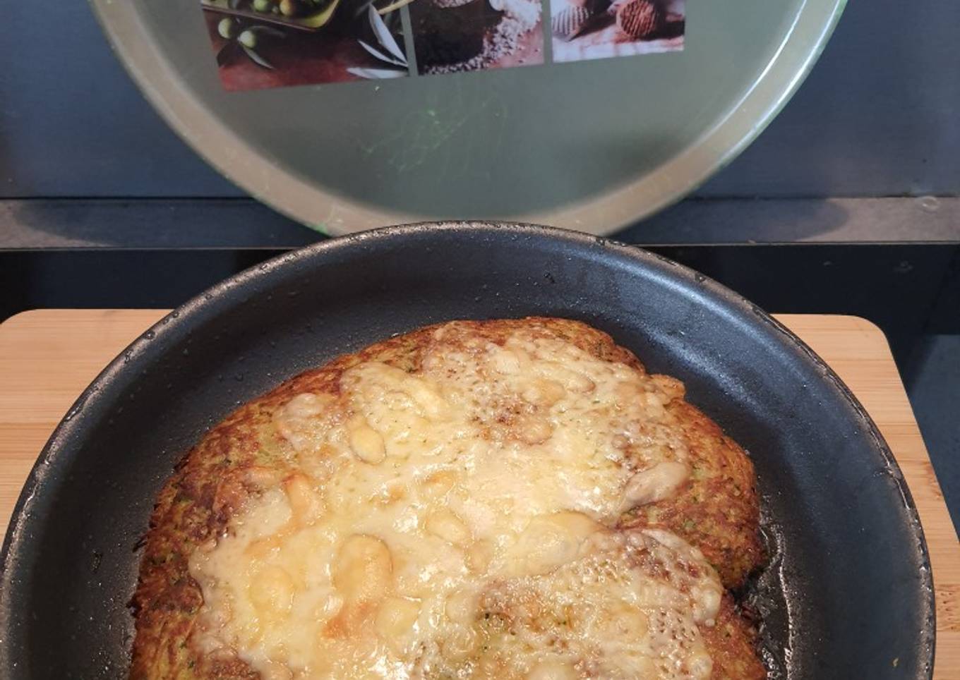 Paillasson de courgettes et pommes de terre gratiné