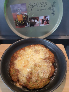 Une photo de Paillasson de courgettes et pommes de terre gratiné