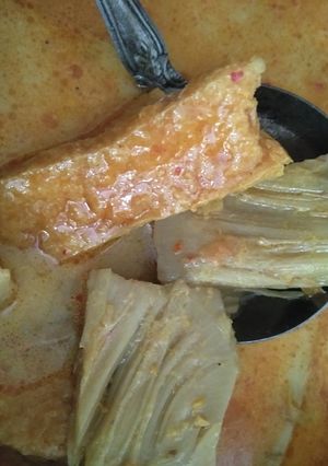 Foto resep Sayur nangka + tahu goreng