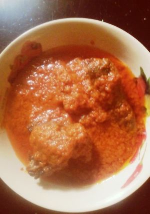A picture of Goat meat stew.
