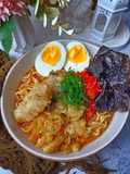 Creamy Ramen Sarden Tempura