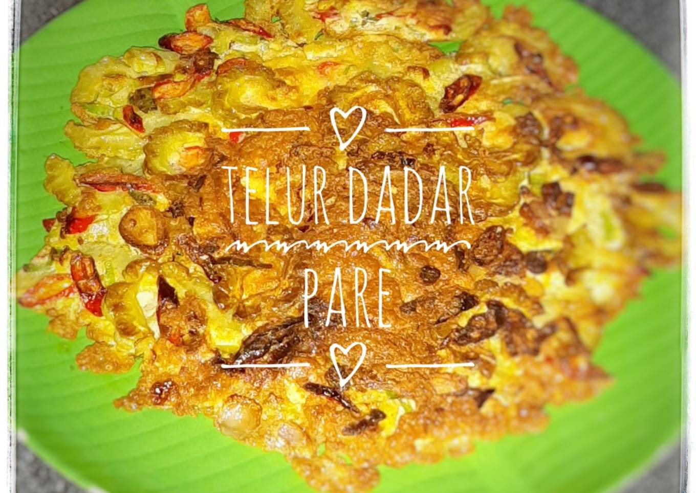 Telur Dadar Pare