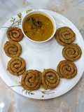 Soya Flour Jalebi Style MeduVada