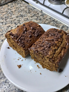 Una foto de Budín de avena y chocolate
