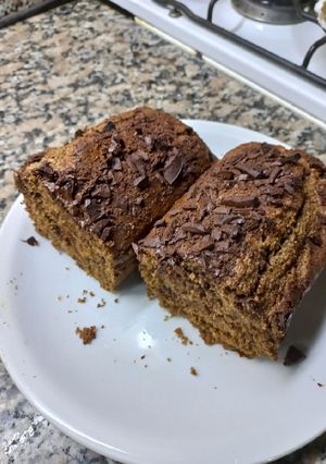 Una foto de Budín de avena y chocolate