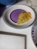 Omelette de zanahoria con tomate cilantro vienesa y queso 😍