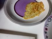 Una foto de omelette de zanahoria