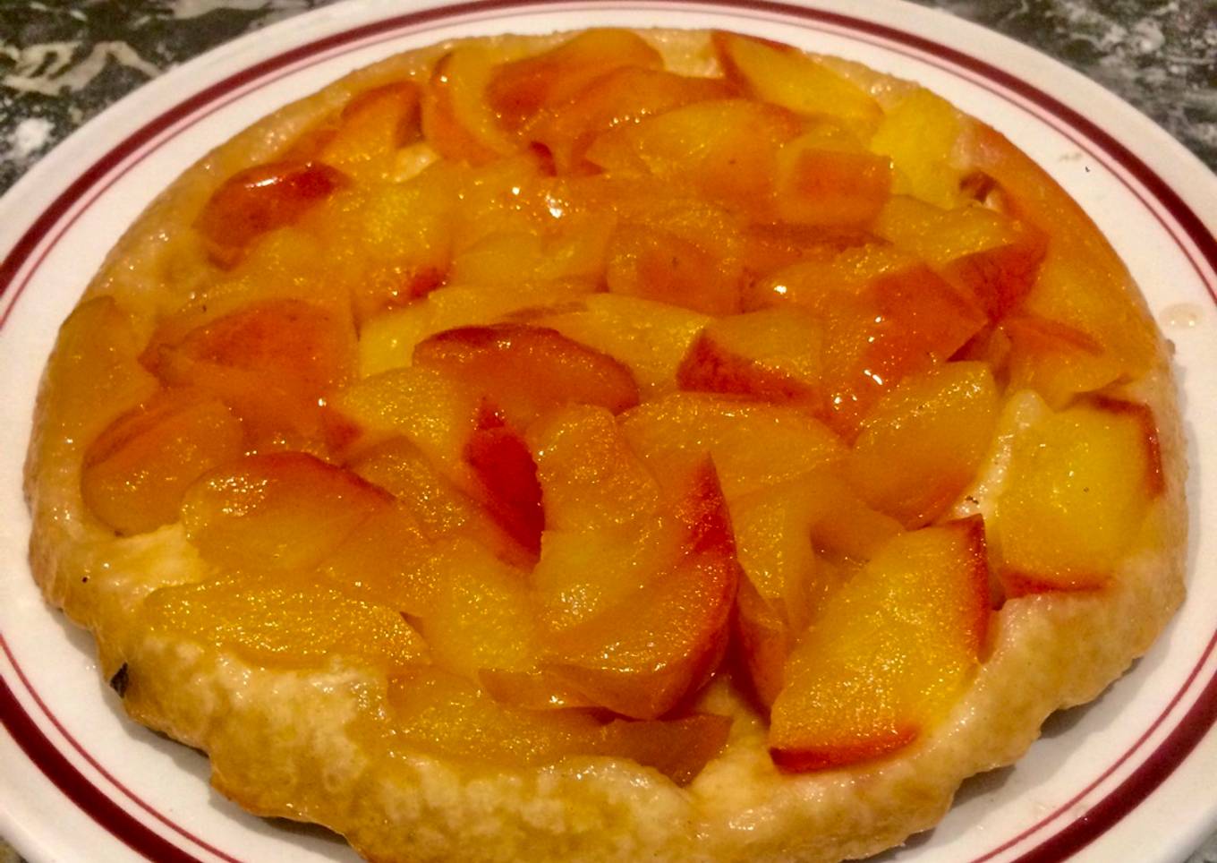 Upside down Apple tart (Tarte Tatain)