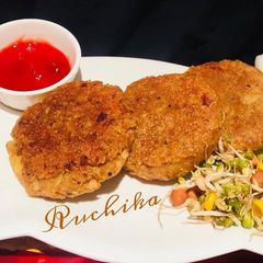 A picture of Daliya khichadi cutlets.