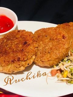 A picture of Daliya khichadi cutlets.