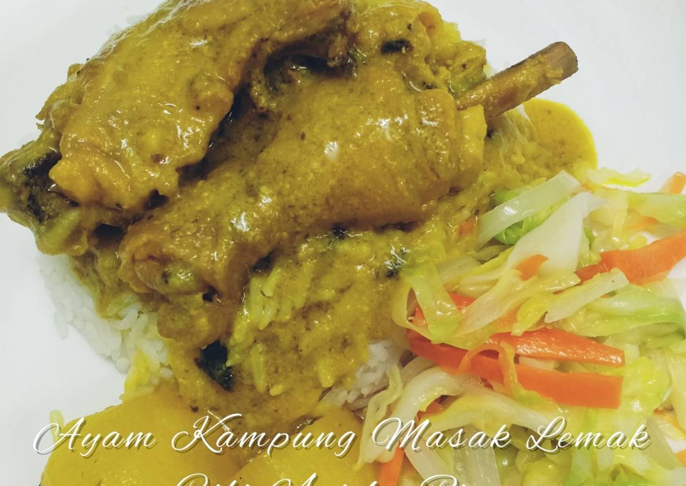 Ayam kampung Rina dengan lemak cabai api