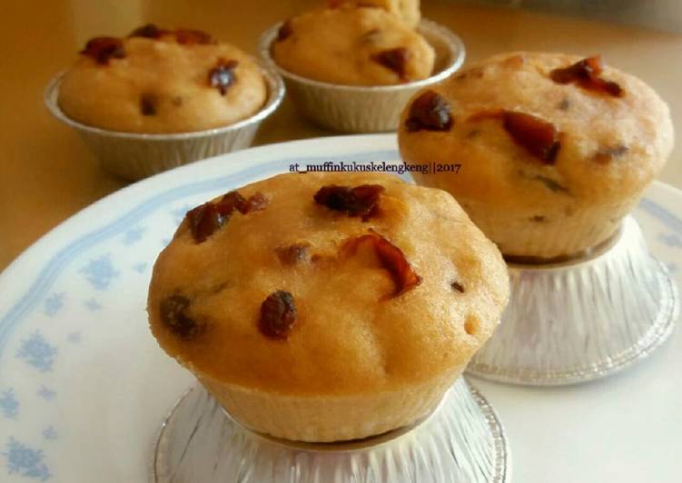 Cara Gampang Membuat Muffin Kukus Kelengkeng, Sempurna