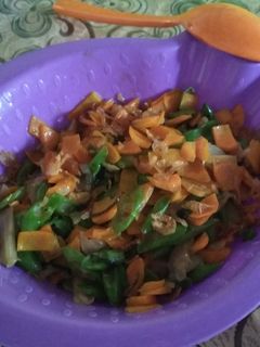 Foto resep Tumis wortel buncis dan jamur