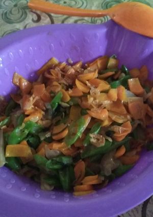 Foto resep Tumis wortel buncis dan jamur