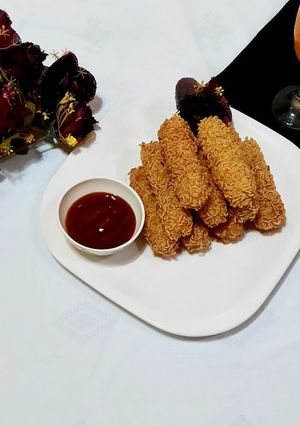 A picture of Potato noodles strip.