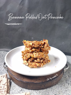 Foto resep Banana Rolled Oat Pancake
